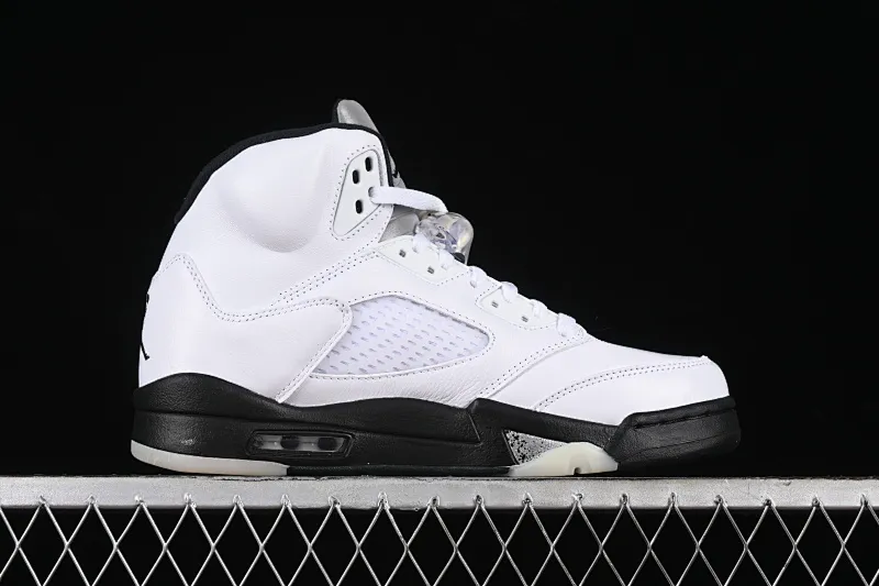 All categories Air Jordan Jordan series basketball shoes Air Jordan 5 P version Air Jordan 5 Retro AJ5 Joe 5 silver black DD0587-110